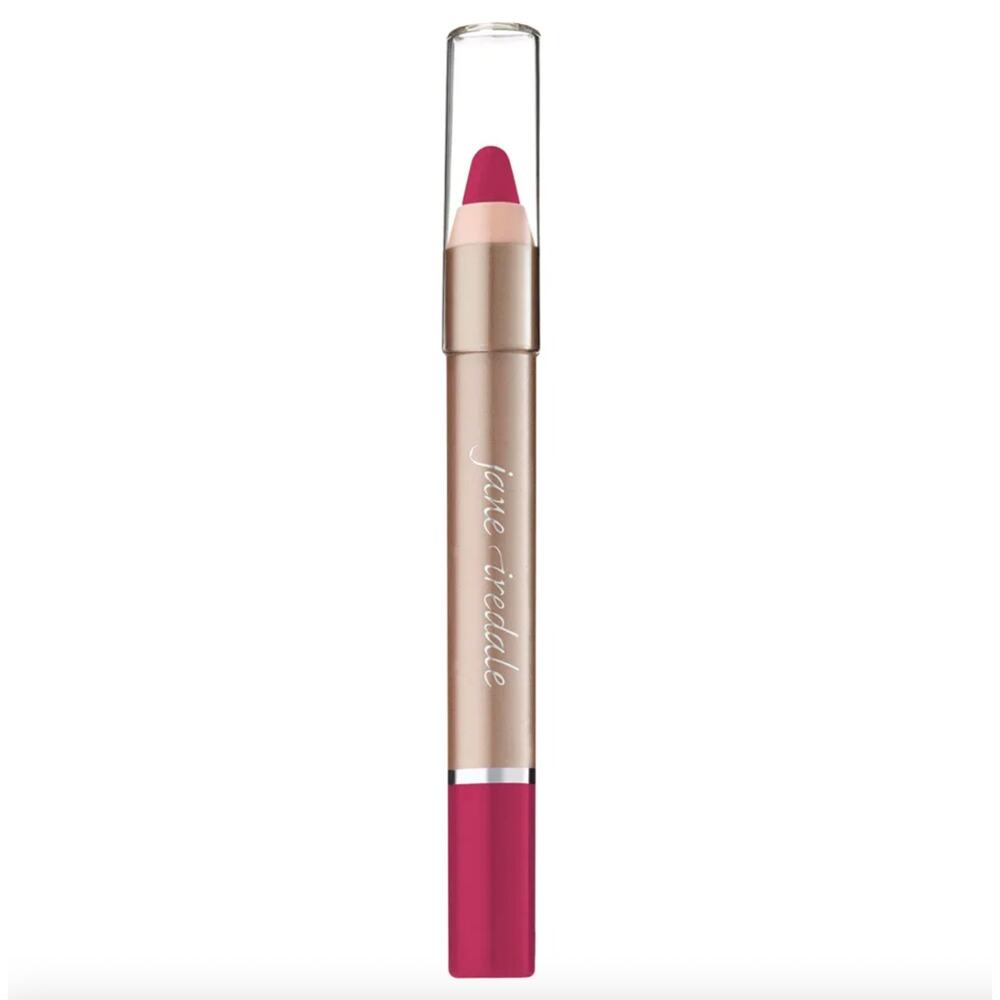 Jane Iredale PlayOn Lip Crayon in "Sunny" – Hot Pink – Mineral Makeup